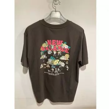 New Balance Футболка с коротким рукавом Nb Boy Festival Nbnef31613 коричневая (85)BROWN/90(S)