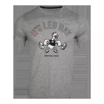 New Balance Футболка с коротким рукавом NewBalance Graphic Heater Nbnebb610115 090