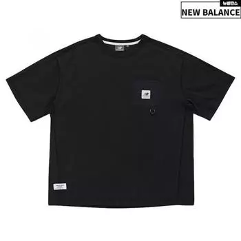 New Balance Футболка с коротким рукавом с карманом Skys Half Club New Balance Newtility Nbned2a0 black/95