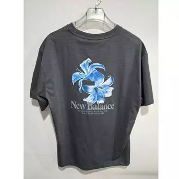 New Balance Футболка с коротким рукавом с принтом Frozen Nbnef31713, цвет древесный уголь (60)CHARCOAL/90(S)