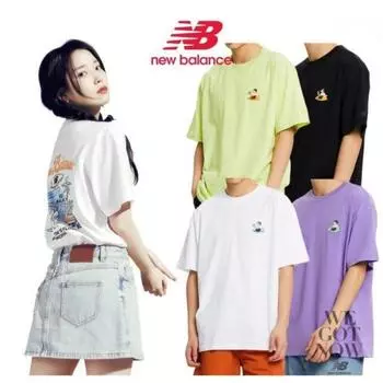 New Balance Футболка с коротким рукавом Uni Nb Boy Board Shop Nbnee21623 Light green/90(S)