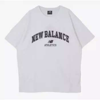 New Balance Футболка с коротким рукавом Uni Arch Logo, полуоблегающая, Aa Nbnefco213 10 16 19 1.NBNEFCO213 10/XS