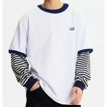 New Balance Футболка с коротким рукавом Uni Nbsc с графическим рисунком и нумерацией Aa Nbnee22563 10 16 1.NBNEE22563 10/S