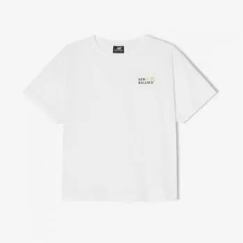 New Balance Футболка с коротким рукавом Uni Frozen Flower с надписью B1 Nbnef31653 10 19 3 NBNEF31653 10/90