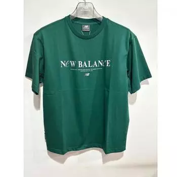 New Balance Футболка Uni Flying Lettering с коротким рукавом Nbnef21433 Hunter (62)HUNTER/90(S)