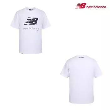 New Balance Футболки с коротким рукавом Uni Essential Big Logo Nbned21033 10 white/100(L)