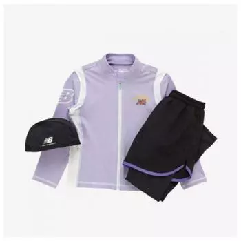 New Balance Girls Rash Guard New Balance Nqj Nk9re2101g 88 Purple series/110