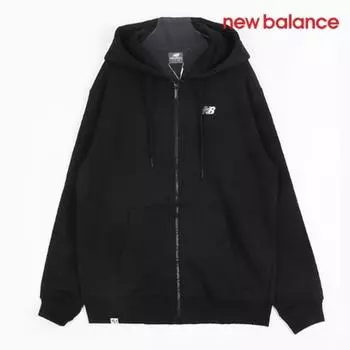 New Balance Half Club Hoodie Zip Up A5 Nbmdec1913 19 Uni Brushed Bay XL