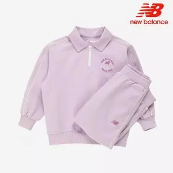 New Balance Half Club Kids Collar Neck Half Zip Up Set Up Nk9ye1103u Cd Training 110