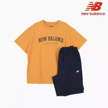 New Balance Half Club Kids Single Logo Woven Pants Set Up Nk9yfb202u 30 Long Sleeve Tee 100