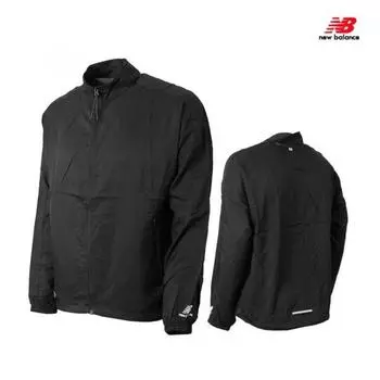 New Balance Half Club M Ultralight warM Up Jacket Nbnab27031 19 Black NBNAB2703119 black/95