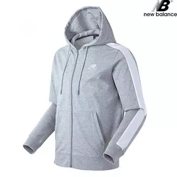 New Balance Half Club Nbmda24013 Gr Track New Val унисекс толстовка с капюшоном на молнии 90