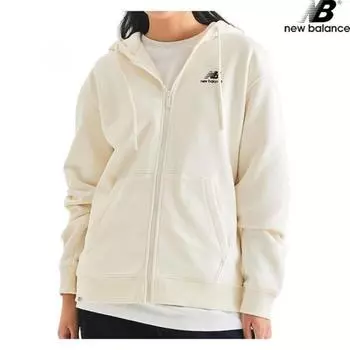 New Balance Half Club Nbmdd41013 Iv Essential Brushed Hoodie Zip Up Unisex Hoodie Zip Up 95