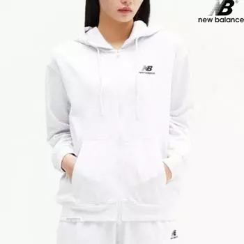 New Balance Half Club Nbmde21013 Lg Essential Single Mesh Hoodie Zip Up Semi Overfit Men 95