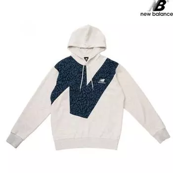 New Balance Half Club Nbn0b46043 Gr Athletics Pattern New Foot Unisex Hoodie 95
