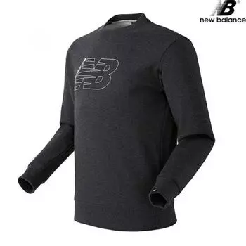 New Balance Half Club Nbnc911013 Dg Big Logo New Val Unisex Long Sleeve Tee Sweatshirt 95