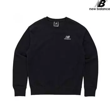 New Balance Half Club Nbncc26103 Bk Ssessentials Sweatshirt Unisex Long Sleeve 90
