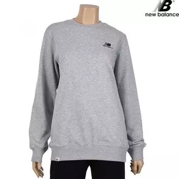 New Balance Half Club Nbncdb1103 Gr Basic Small Logo Sweatshirt StAndard Fit Men And woMen 95