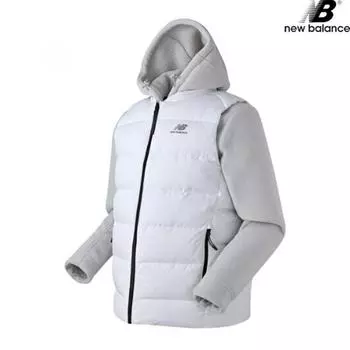 New Balance Half Club Nbnpa47043 Wh 3in1 Down унисекс стеганая куртка-пуховик 90