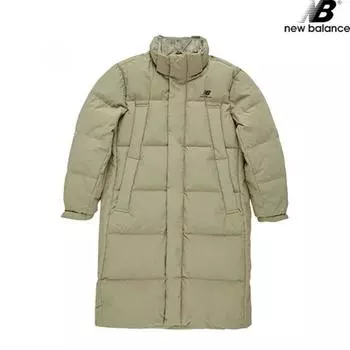 New Balance Half Club Nbnpc41023 Kh Active Длинная стеганая куртка унисекс на гусином пуху 95