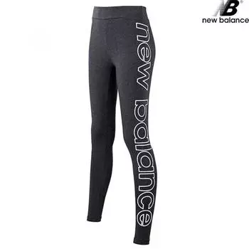 New Balance Half Club Nbns82w182 Dg High Waist Big Letter Cotton New Val Legggings Tar 70