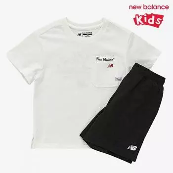 New Balance Half Club Pocket Short Sleeve Set Up Nk9ye1101u 19 Kids Short Sleeve Set 110