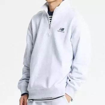 New Balance Half Club Public Team Stacked Brushed Half Zip Up Sweatshirt Nbncd4293 90(S)
