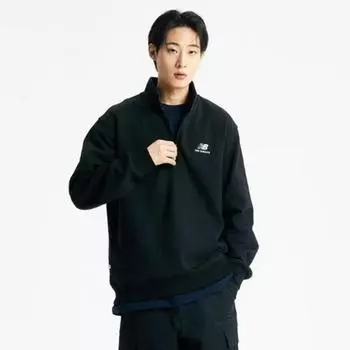 New Balance Half Club Public Team Stacked Brushed Half Zip Up Sweatshirt Nbncd4293 90(S)