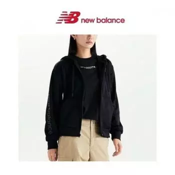 New Balance Half Club Relentless Performance Флис Полная молния Nbmdd Black/85