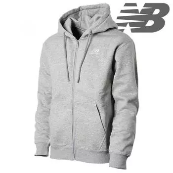 New Balance Half Club Uni Brushed Basic Hoodie Zip Up Nbmddb1053 15 Куртка на молнии NBMDDB105315 grey/95