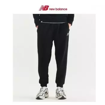 New Balance Half Club Uni Essential Brushed Jogger Pants Nbmld (19)Black/70(XS)