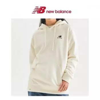 New Balance Half Club Uni Essential Brushed Hoodie Nbn0d41013 39 Ivory/90