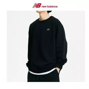 New Balance Half Club Uni New Essential Small Logo Sweatshirt Nbncd41313 19 (19)Black/95(M)