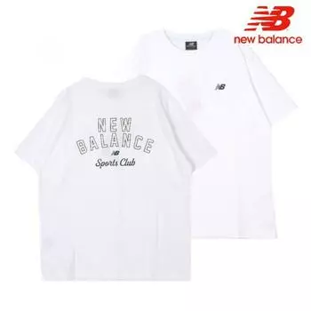 New Balance Half Club Uni Short Sleeve Tee Semi Overfit Nbnefco223 10 Short Sleeve Tee 090