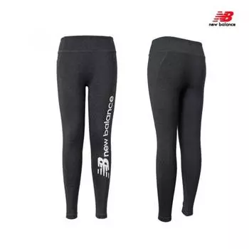 NeW Balance Half Club W High Waist Letter Leggings nbns84W072 17 Grey Women NBNS84W07217 grey/65