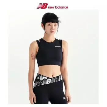 New Balance Half Club Wb21110 Shape Shield Bra Top Nbn9d4s012 (19)Black/90(M)