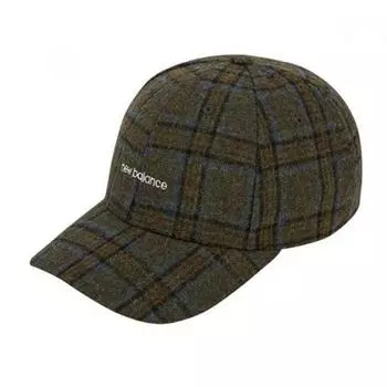 New Balance Hat Осенняя бейсболка в клетку Nbgdaf0106 49