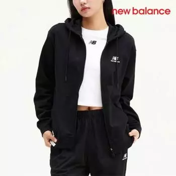 New Balance Hoodie Zip Up D24 Nbmde21013 19 Uni Essential Single Mesh Hoodie Zip FREE/L