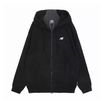 New Balance Худи Essentials с маленьким логотипом на молнии Nbmdfco103 19 blacks/100