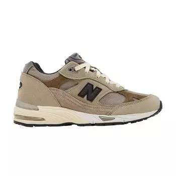 New Balance JJJJound x 991 Made in England Серые женские кроссовки Cobblestone Covert-Green Black W991JJA 36