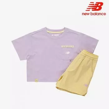 New Balance Kids 2 Pocket Illustration Woven Setup Nk9ye2403g 30 Short Sleeve Tee 100/size