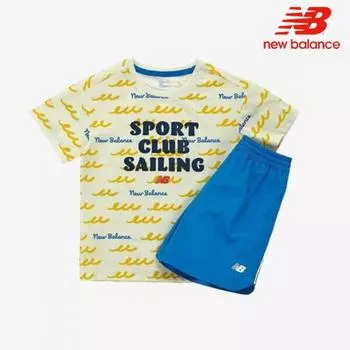 New Balance Kids Beach Front Panel Uni Setup Nk9ye2602u 30 Short Sleeve Tee 100/size