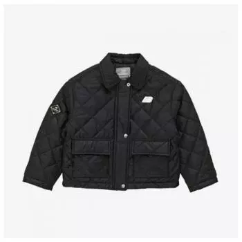 New Balance Kids Jacket Pqc Nk9qf1803g 19 Nbgc Cropped Quilted Jacket Black series/110