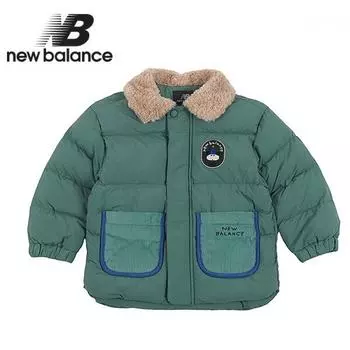 New Balance Kids Nb X Kdy Furmatching Quilted Jacket Green 110