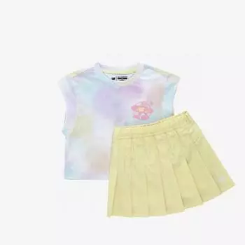 New Balance Kids Pattern Nashi Pleated Skirt Set Up B1 Nk9yf2403g 30 84 1.NK9YF2403G 30/100