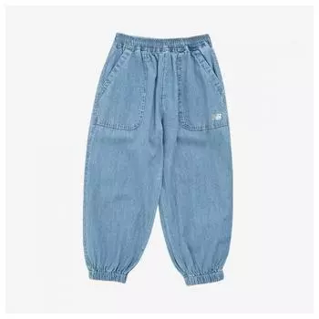 New Balance Kids Play Denim Aladdin Denim Jogger Pants Nk9tf25 (56)Light Indigo/100