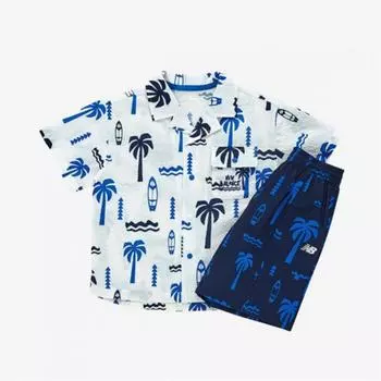 New Balance Kids рубашка из жатого хлопка Set B1 Nk9yf2401u 10 80 NK9YF2401U 10/100