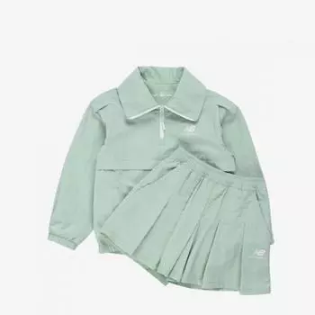 New Balance Kids Training Set Uqs Nk9yd3112g 84 Girls Woven Half Zip Up Skirt Set Up 110