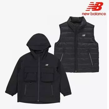 New Balance Kids WIndbreaker ShInshul Vest 2 In 1 Set Nk9qf1107u 19 130/size