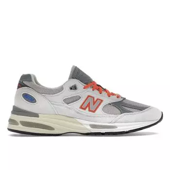 New Balance Kith x Madison Square Garden x 991v2 Сделано в Англии Кроссовки унисекс New York Knicks Белые Антарктида Бежевые U991KT2 38